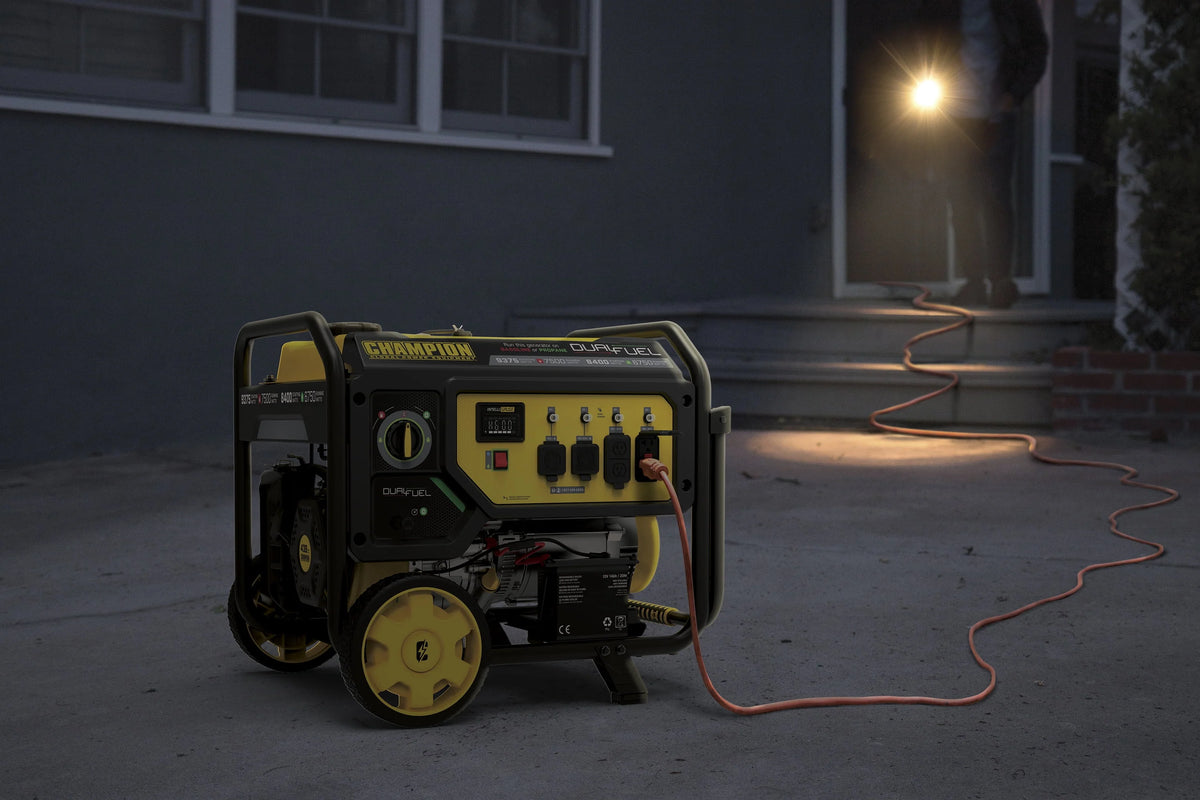 9375/7500 Watts Dual Fuel Portable Generator with Electric Start S1251