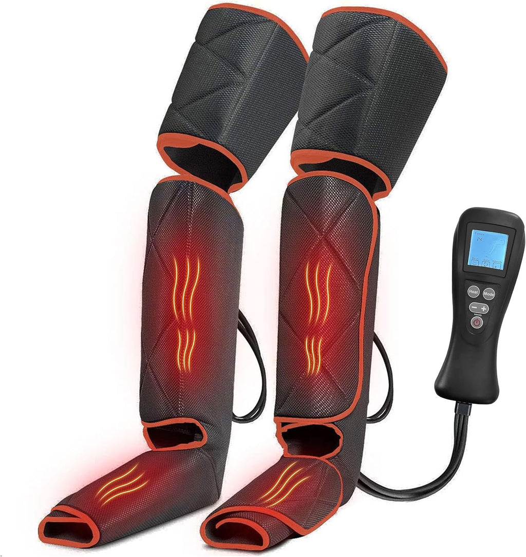 Arms Leg Massager with Heat Function, Foot Massager with 4 Modes 4 Intensities W156