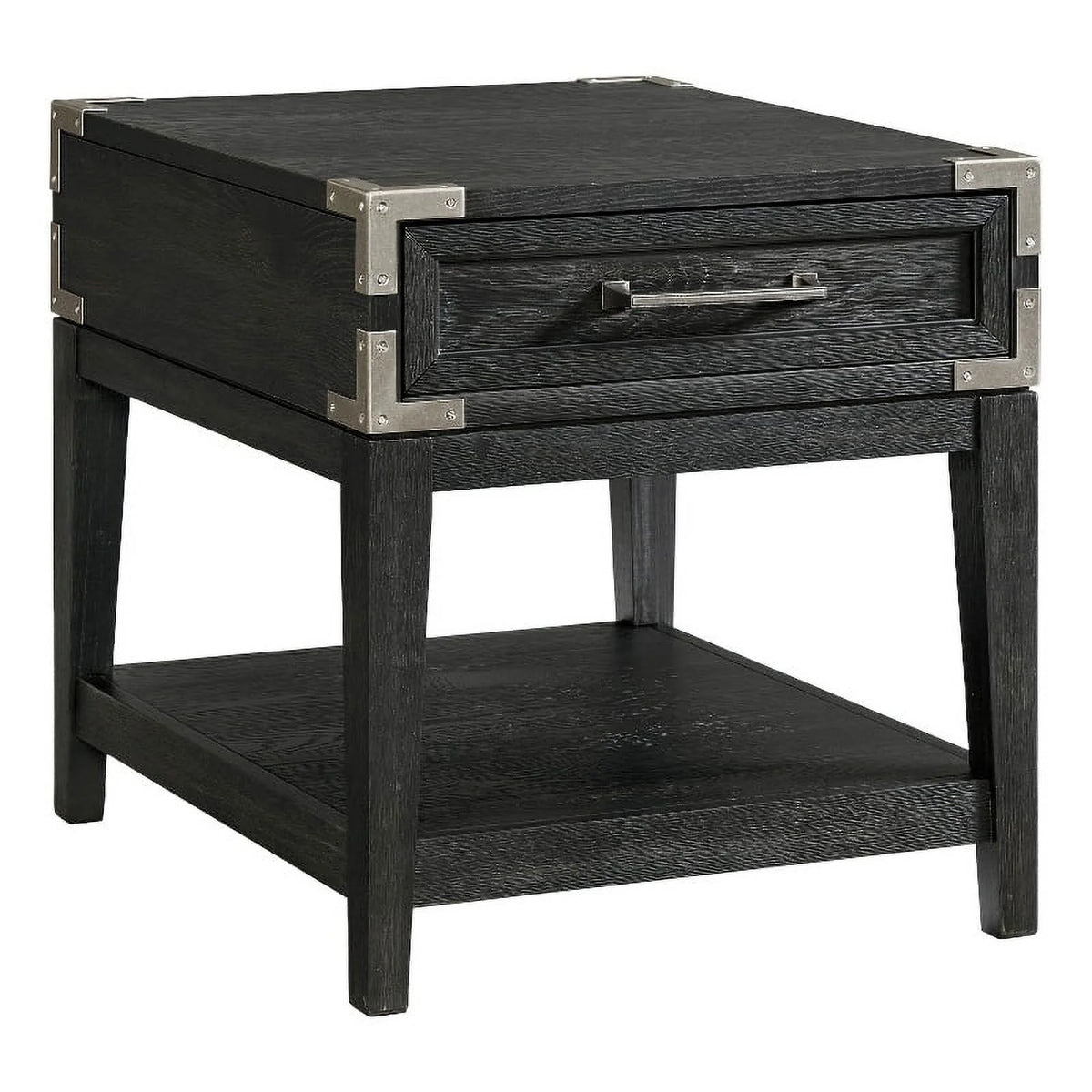 Black Wood End Table H933