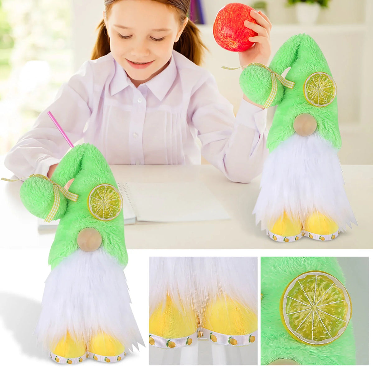 Summer Lemon Plush Dwarf Doll A60948