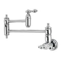 Wall Mounted Pot Filler Faucet Polished Chrome P3927