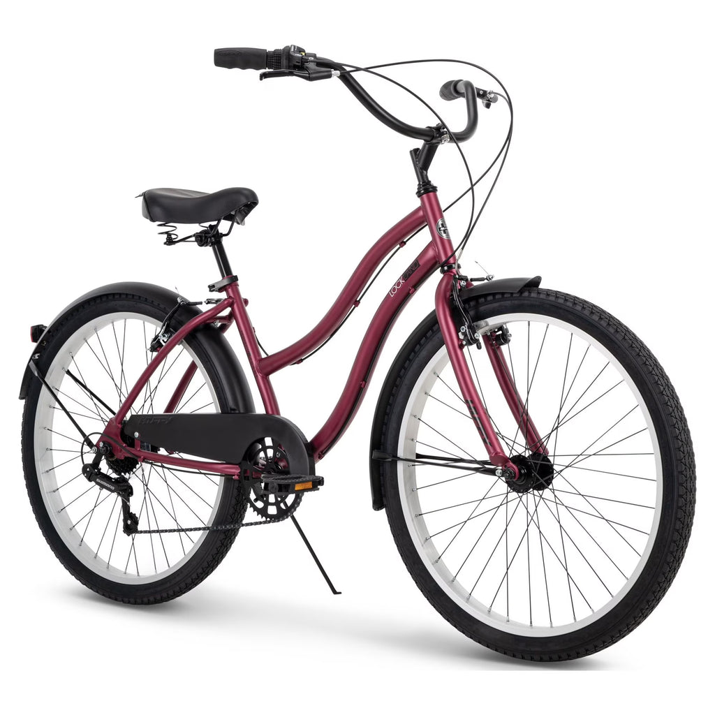 Pink 26-inch 7-speed Cruiser Bike D30772