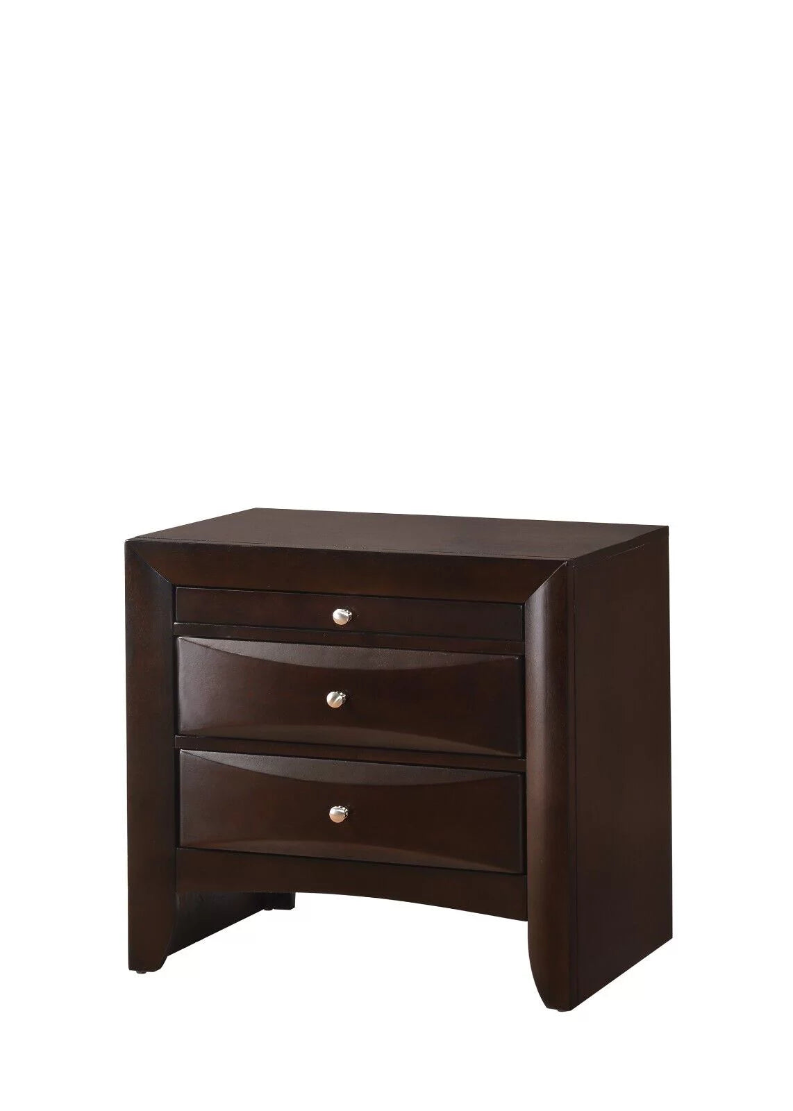 Queen Size 3pc Bedroom Set Storage Bed Chest Nightstand W37390