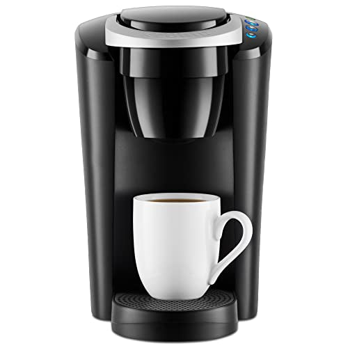 Black Single-Serve Coffee Maker with 3 Brew Sizes X988841