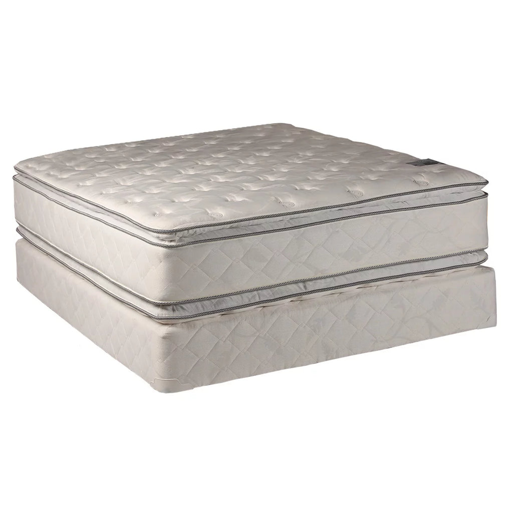 King Size PillowTop Mattress Set with Mattress Cover Protector Q14688