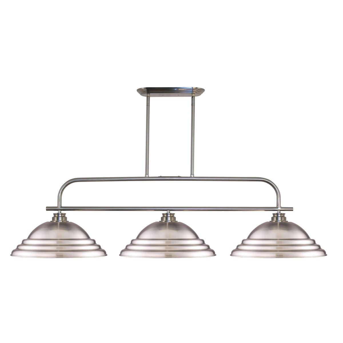 3-Light Island/Billiard Brushed Nickel N590