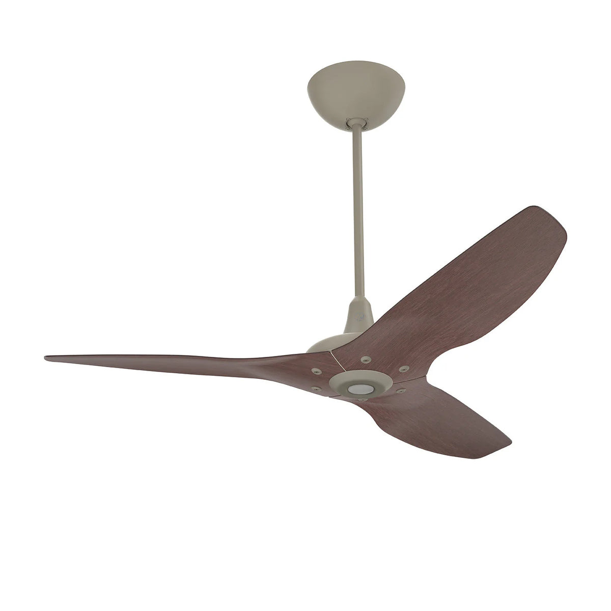 52 Ceiling Fan with Cocoa Bamboo Blades and Satin Nickel Finish Q52480