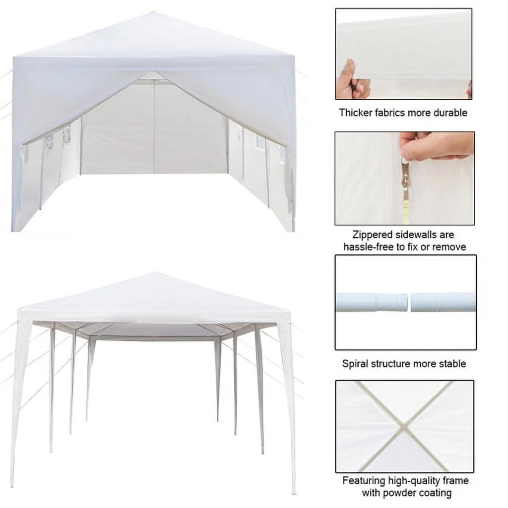 10'x30' Outdoor Canopy Party Wedding Tent with 8 Removable Sidewalls P1553