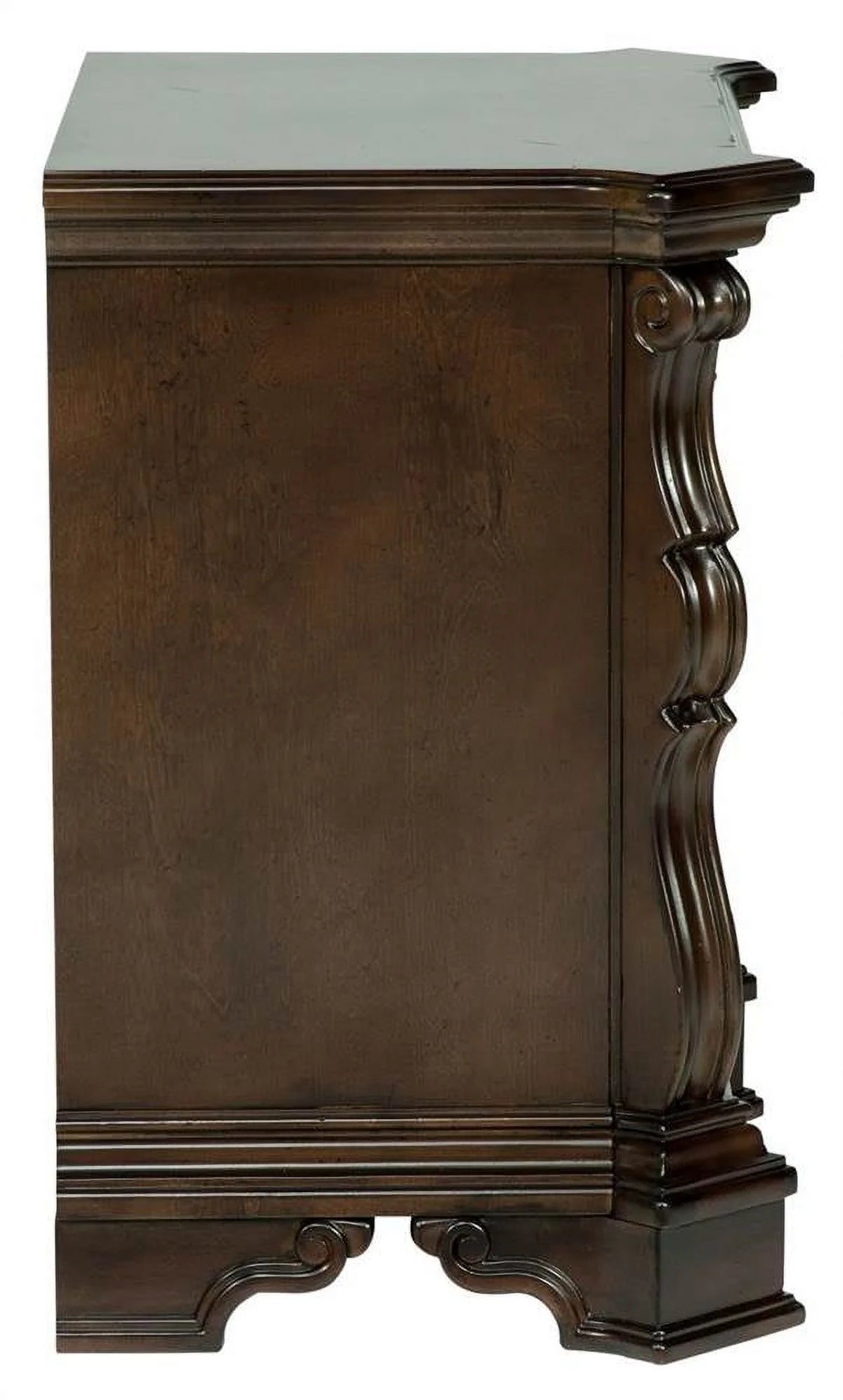 Dark Brown Wood Night Stand Y2918