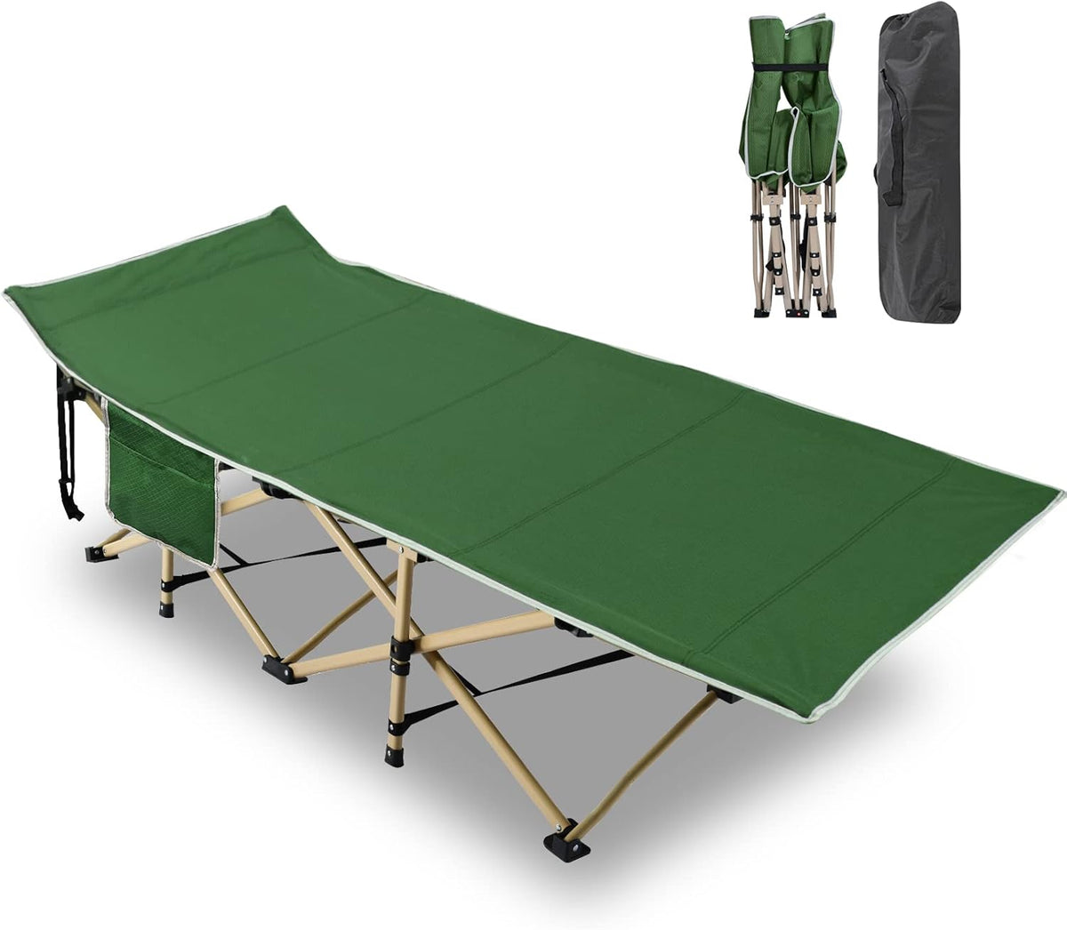 Camping Cot Folding Bed with Carry Bag M3685