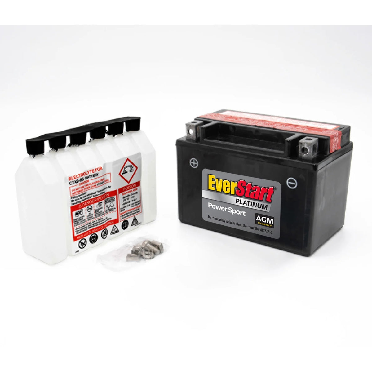 AGM Power Sport Battery Group Size 9BS 12 Volt 120 CCA X691377