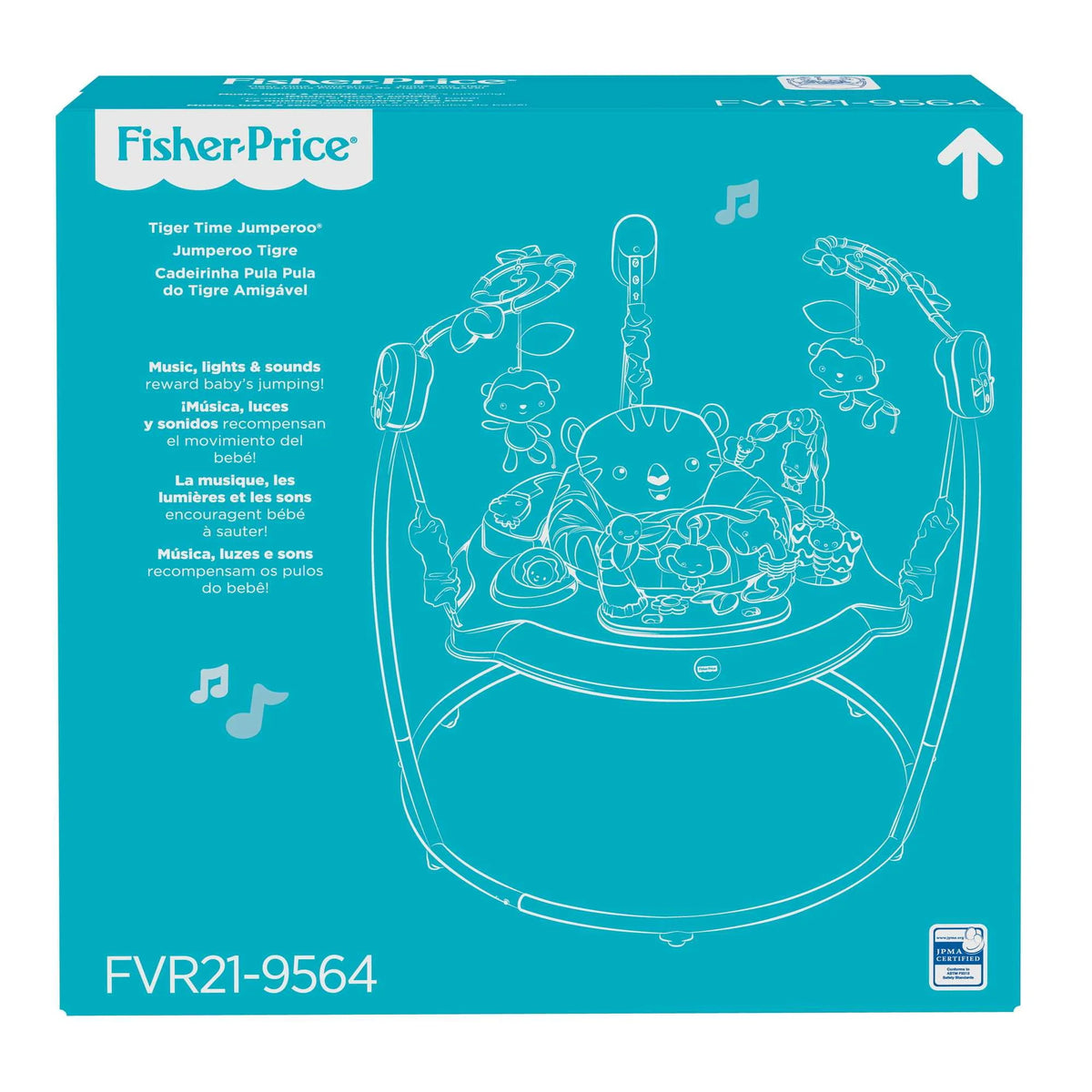 Baby Bouncer Activity Center with Lights Music and Toys C711295