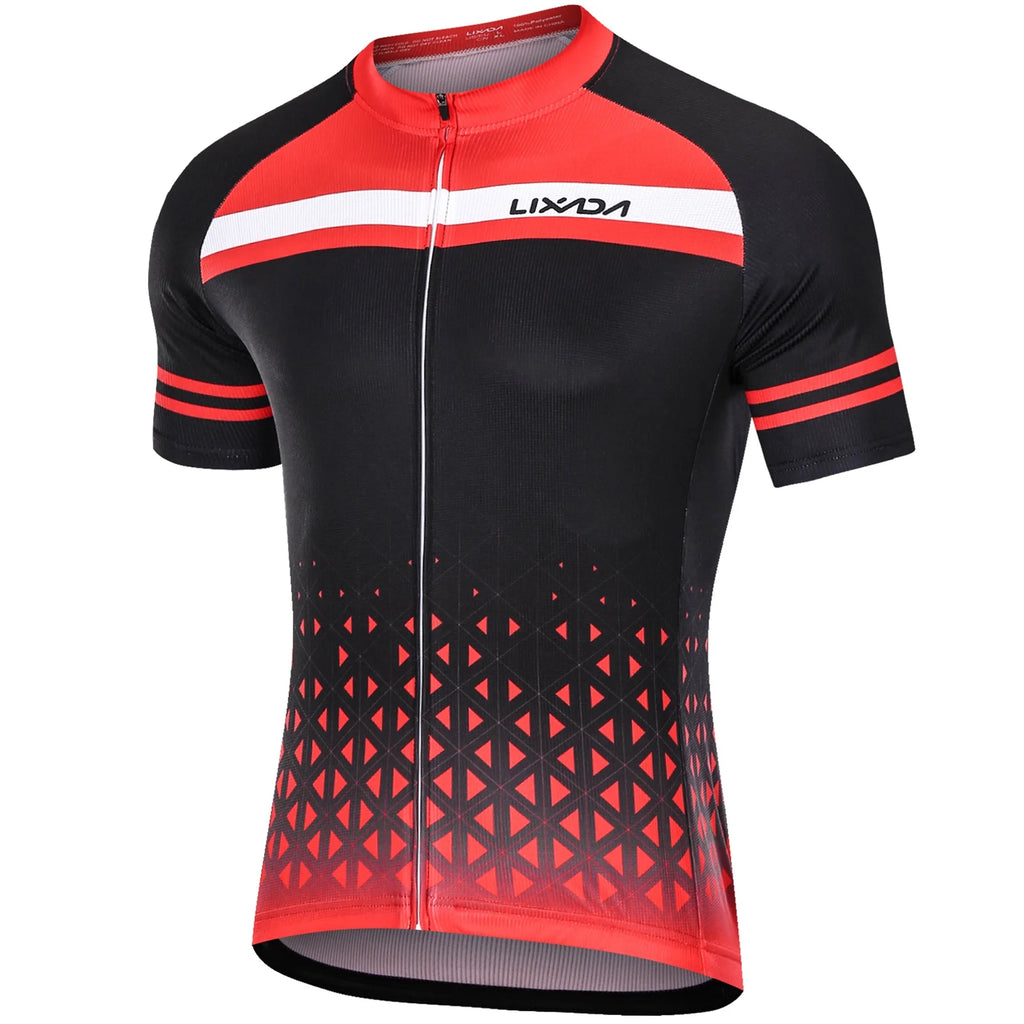 Men Cycling Jersey Set with Padded Shorts V145