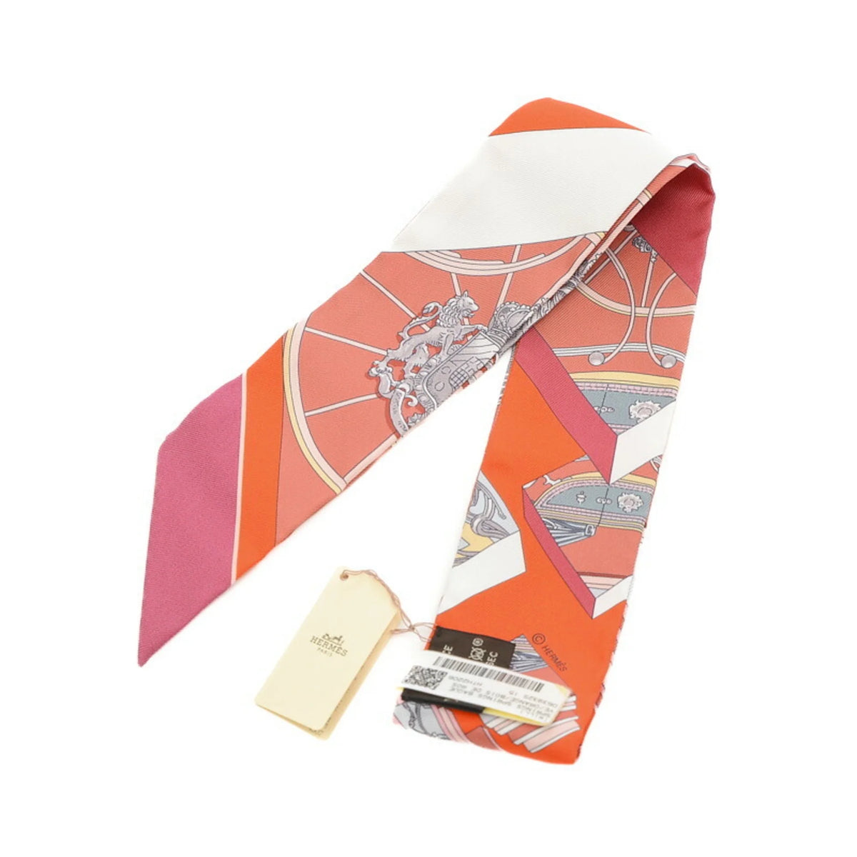 Pre-Owned 100% Silk Scarf C9384