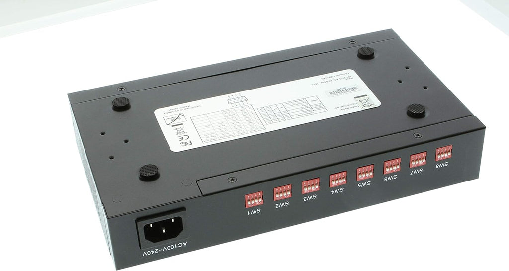 USB to Octal RS-232/422/485 Adapter Metal Case with DIN-Rail D1059