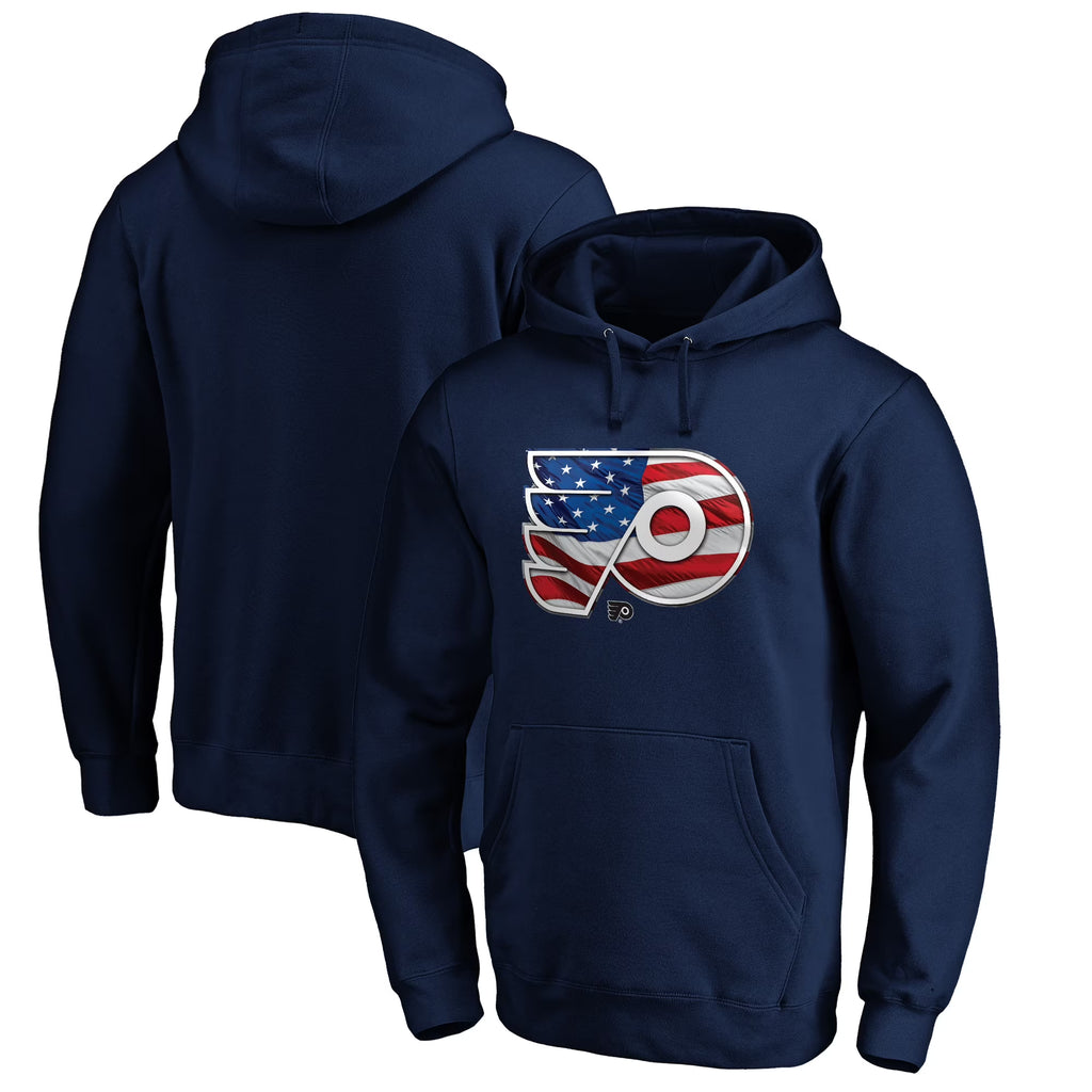 Navy Philadelphia Flyers Pullover Hoodie A913