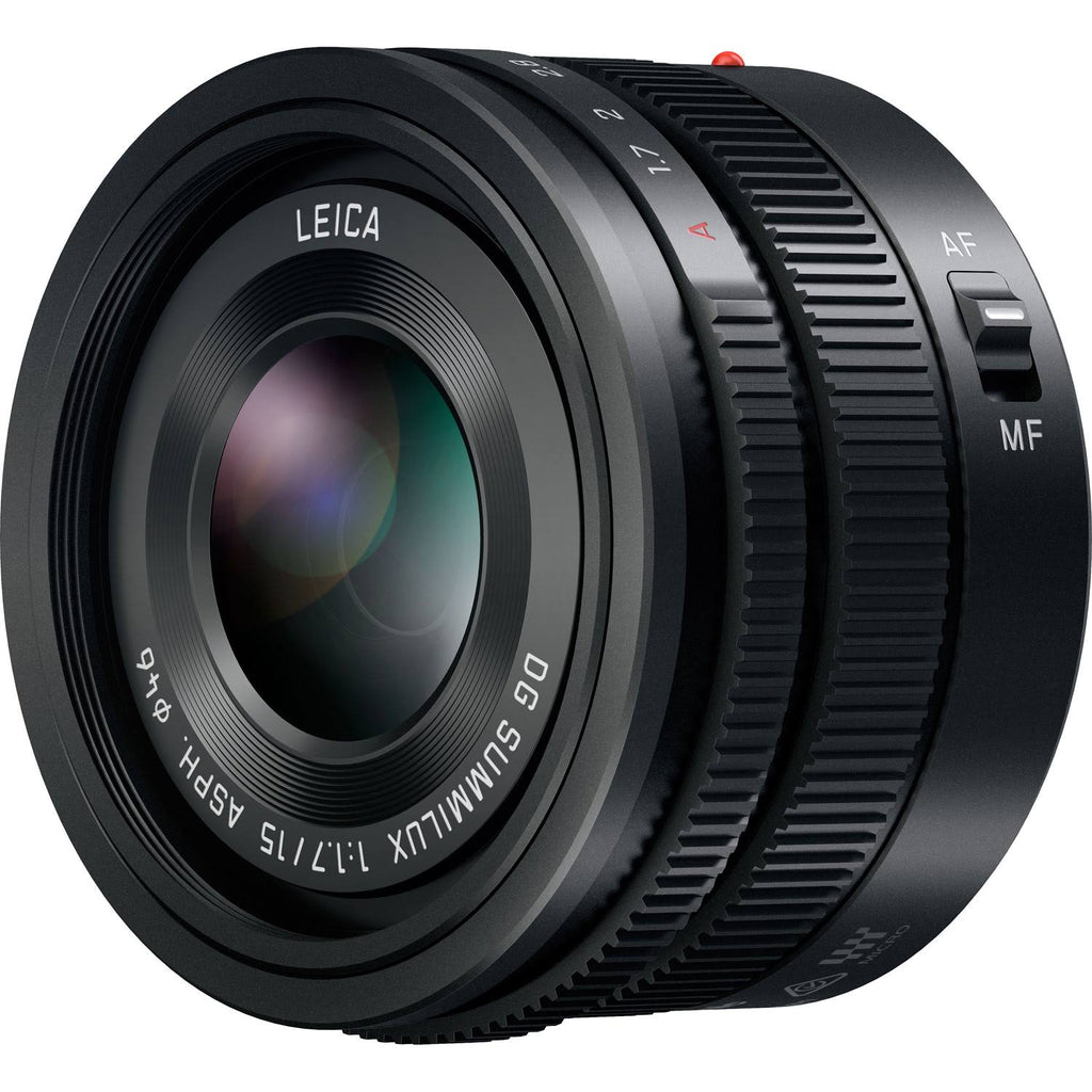 Black 15mm F/1.7 Lens for Micro Four Thirds A517