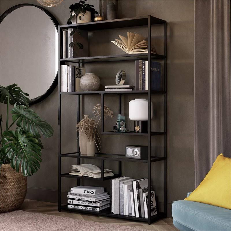 Black Marble Bookcase Etagere N163