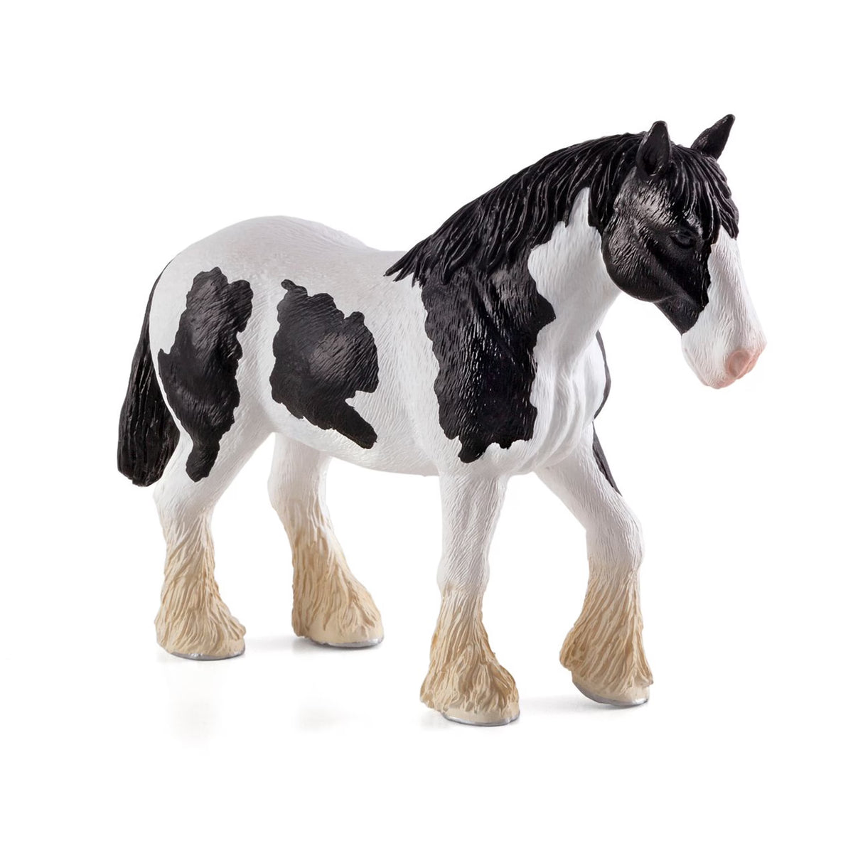 Black and White Clydesdale Horse Figurine A77070