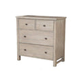 Natural Gray Wood 4 Drawer Accent Chest R8989