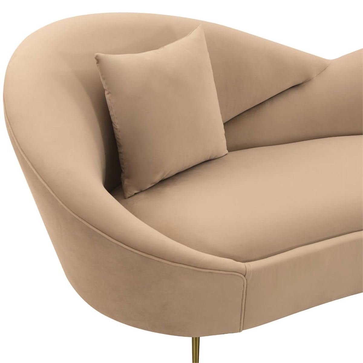 Upholstered Fabric and Metal Sofa C329307