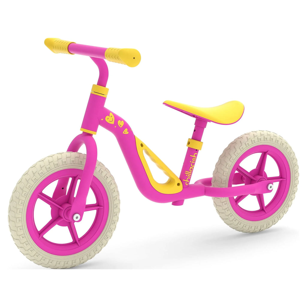 Lightweight Toddler Balance Bike with Carry Handle, Adjustable Seat and Handlebar, 10-inch Wheels, Red J557256
