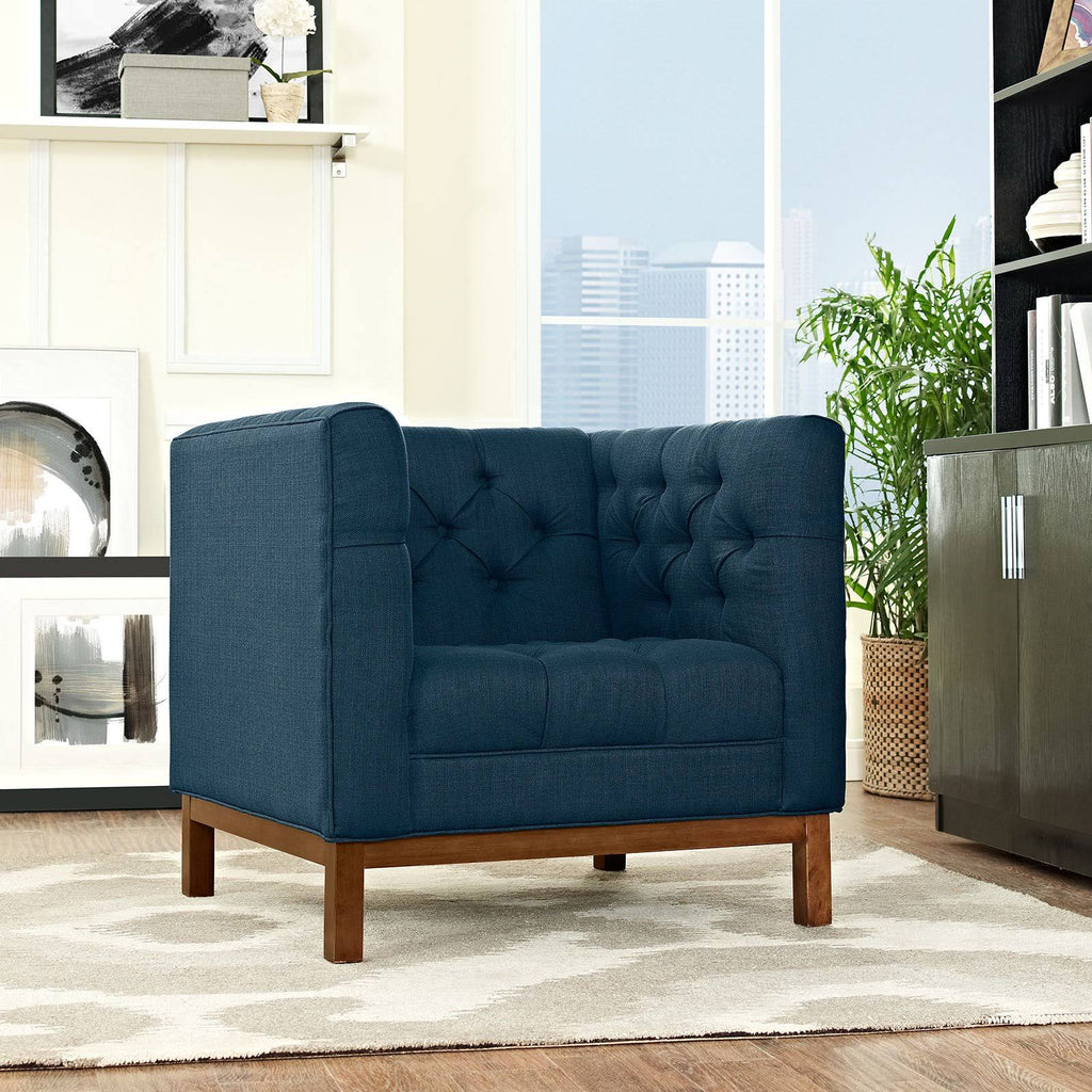 Azure Fabric Armchair B1632
