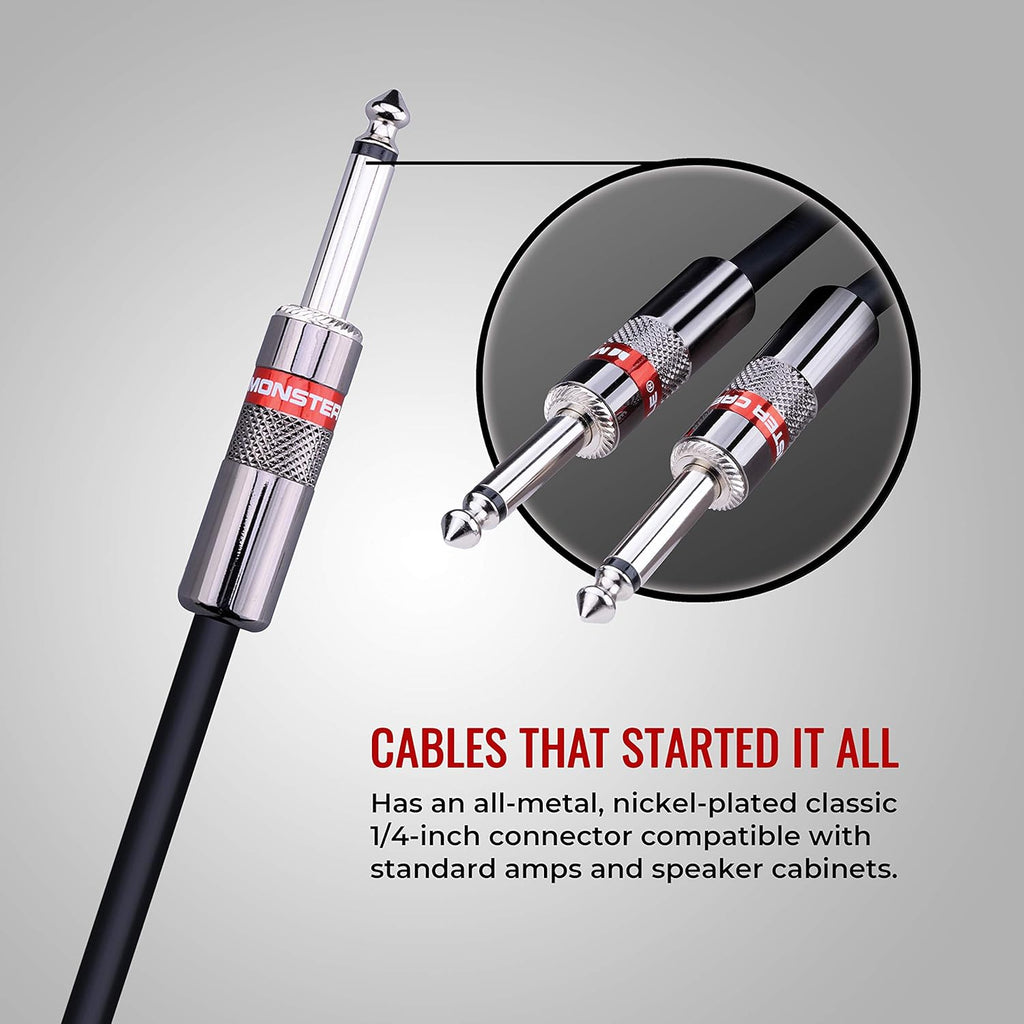 25 ft Straight 1/4 Speaker Cable Pack of 2 D3658