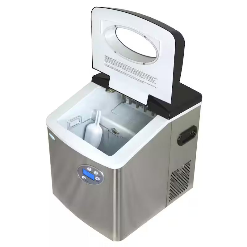 48 lb. Freestanding Stainless Steel Ice Maker Z9466
