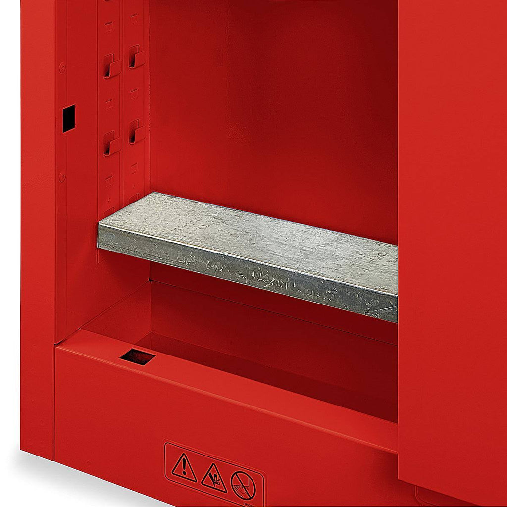 Red Manual Doors Flammable Storage Cabinet E386685