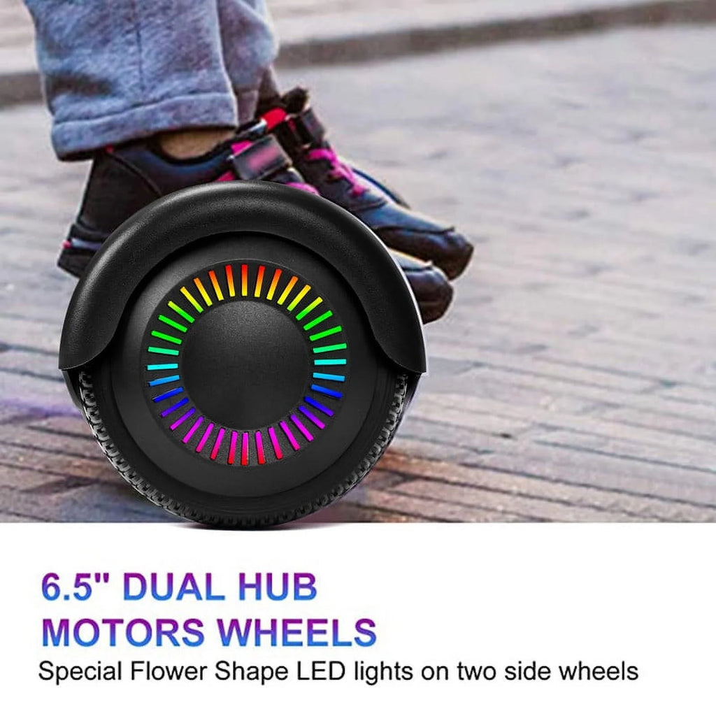 6.5 Two Wheel Self Balancing Scooter with Seat Attachment & LED Lights G749