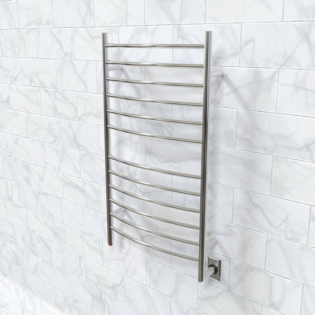Polished Stainless Curved Towel Warmer X70927