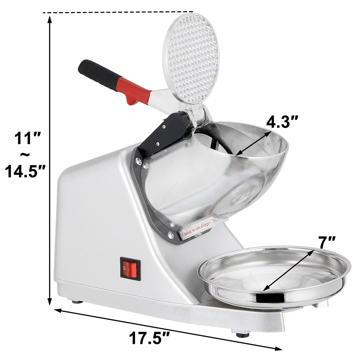 Electric Stainless Steel Ice Shaver 143lbs/HR G941
