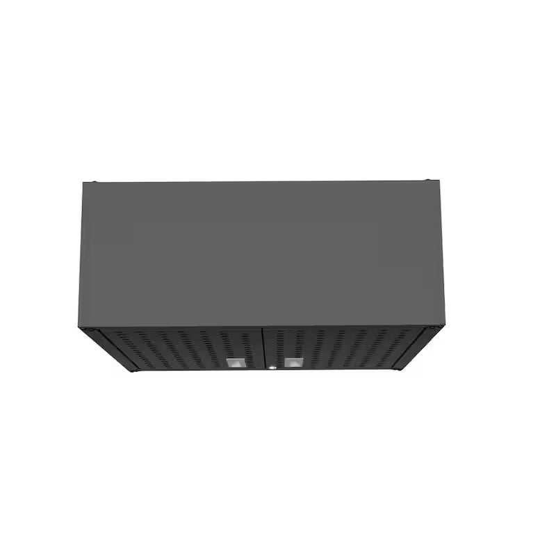 2-Shelf Wall Mount Metal Garage Cabinet in Charcoal Grey M3294