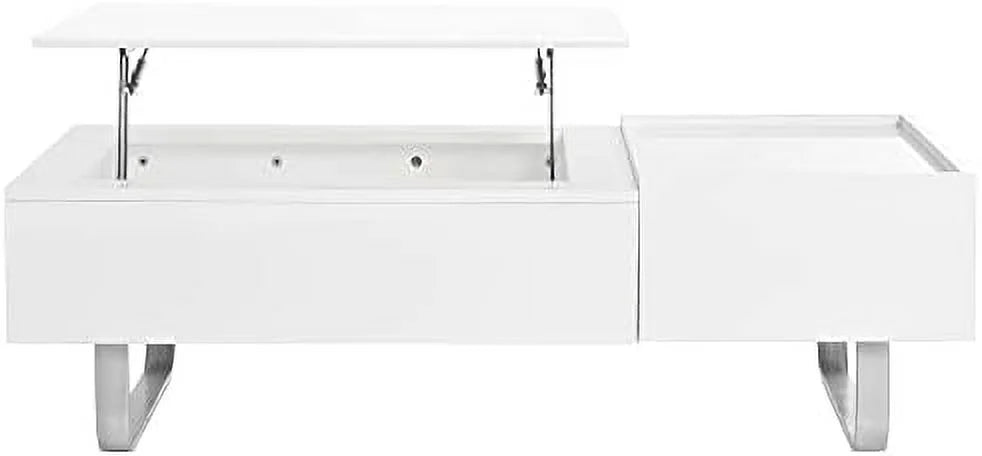 Lift Top Coffee Table with Hidden Compartment and Drawer U6609