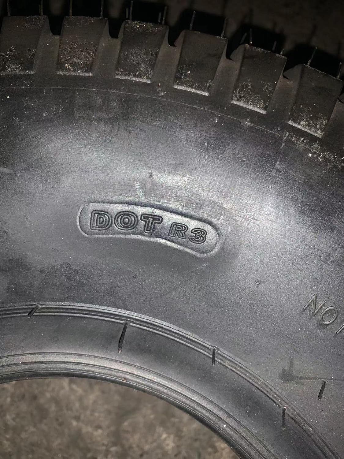 2Pcs 18 x 6.50-8 Tubeless Lawn Mower Tire N5390