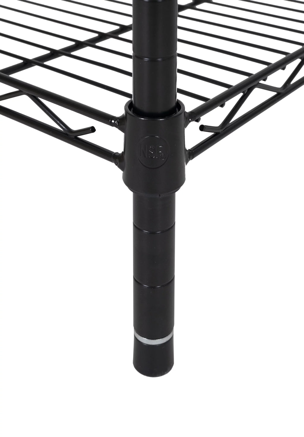 3-Tier Black Wire Shelving Rack M817009