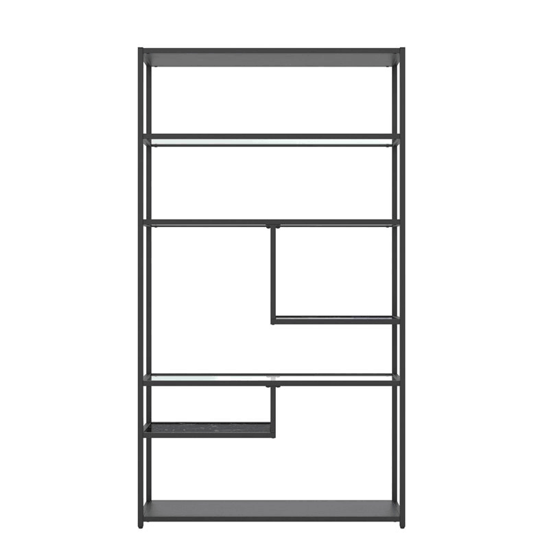 Black Marble Bookcase Etagere N163