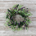 Purple Flower Wreath (Pack of 2) G7475