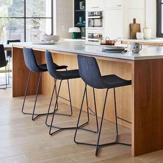 Sapphire Charcoal Counter Stool B172