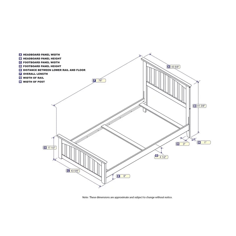 Solid Wood Twin Bed with USB Charger in Espresso L6283