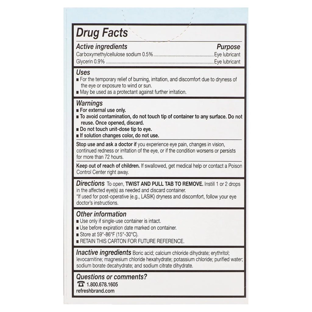 Preservative-Free Lubricant Eye Drops 0.4 ml 60 Count N411956