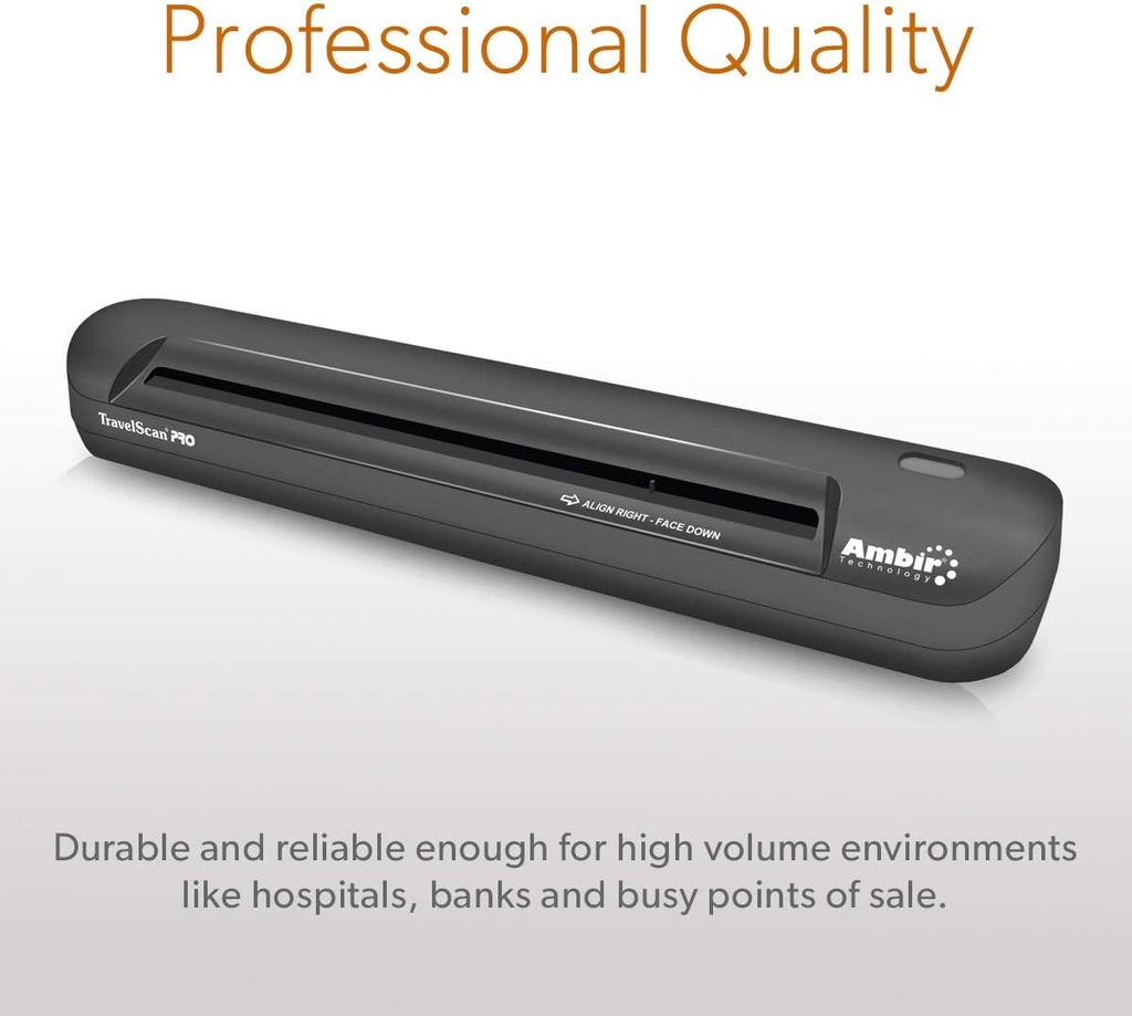 Simplex Document Scanner and Card Scanner W604054
