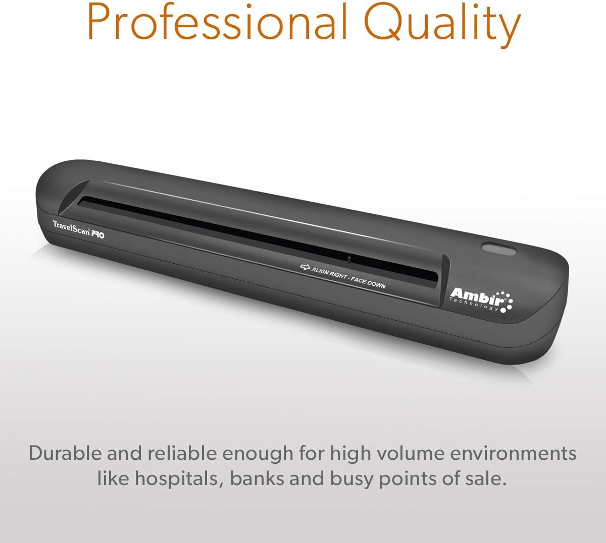 Simplex Document Scanner and Card Scanner W604054