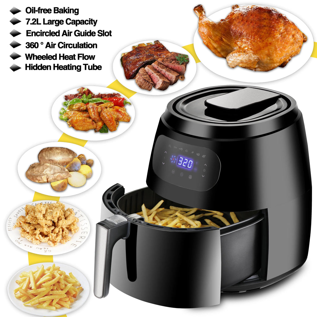 1700W Digital Multi-Functional Air Fryer 7.6 Qt H6044