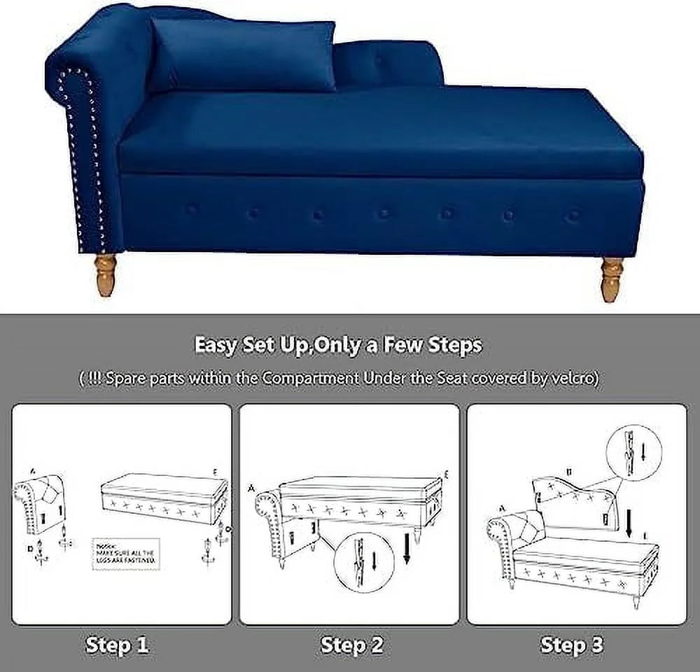 Pink Velvet Button Tufted Bench I942