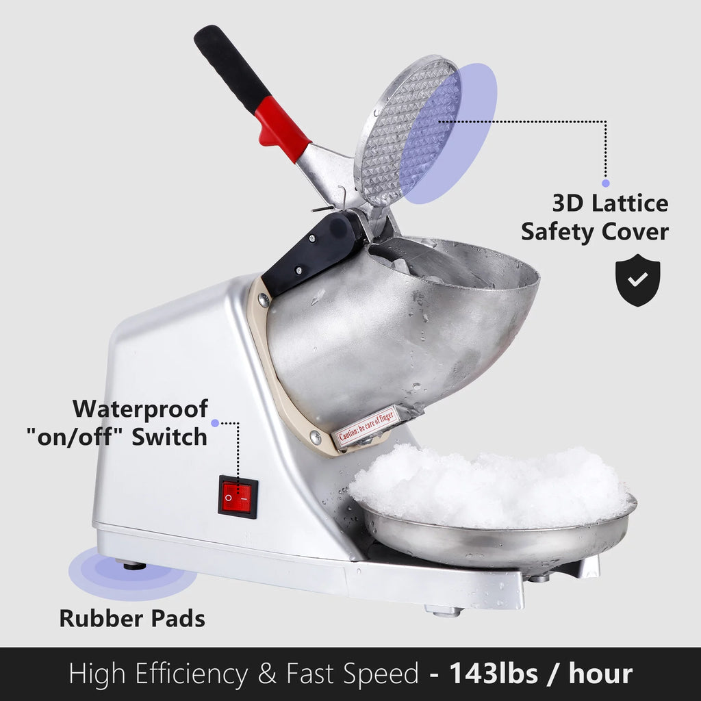 Electric Stainless Steel Ice Shaver 143lbs/HR G941