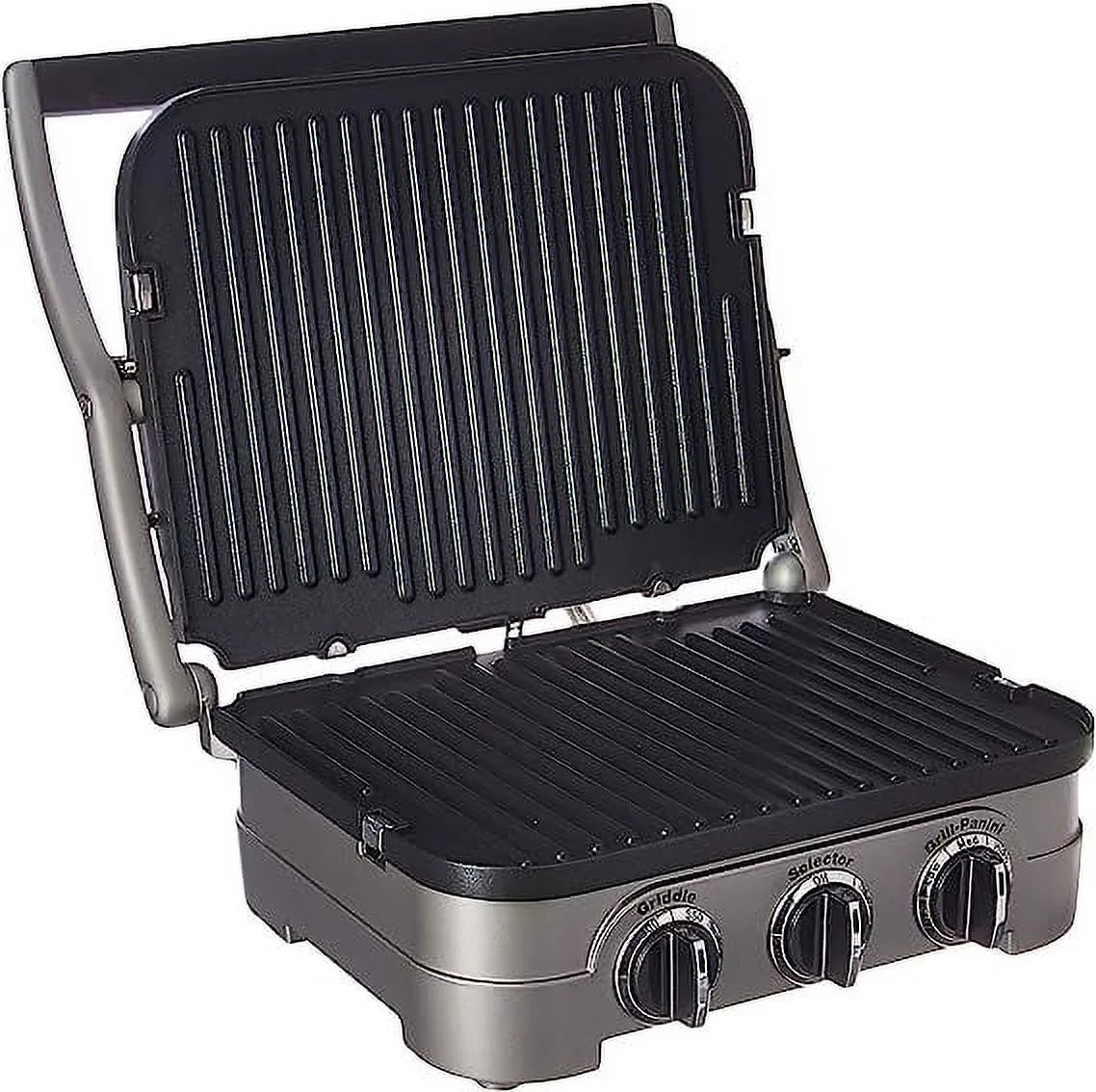 Silver 5 in 1 Countertop Griddle & Grill C172758