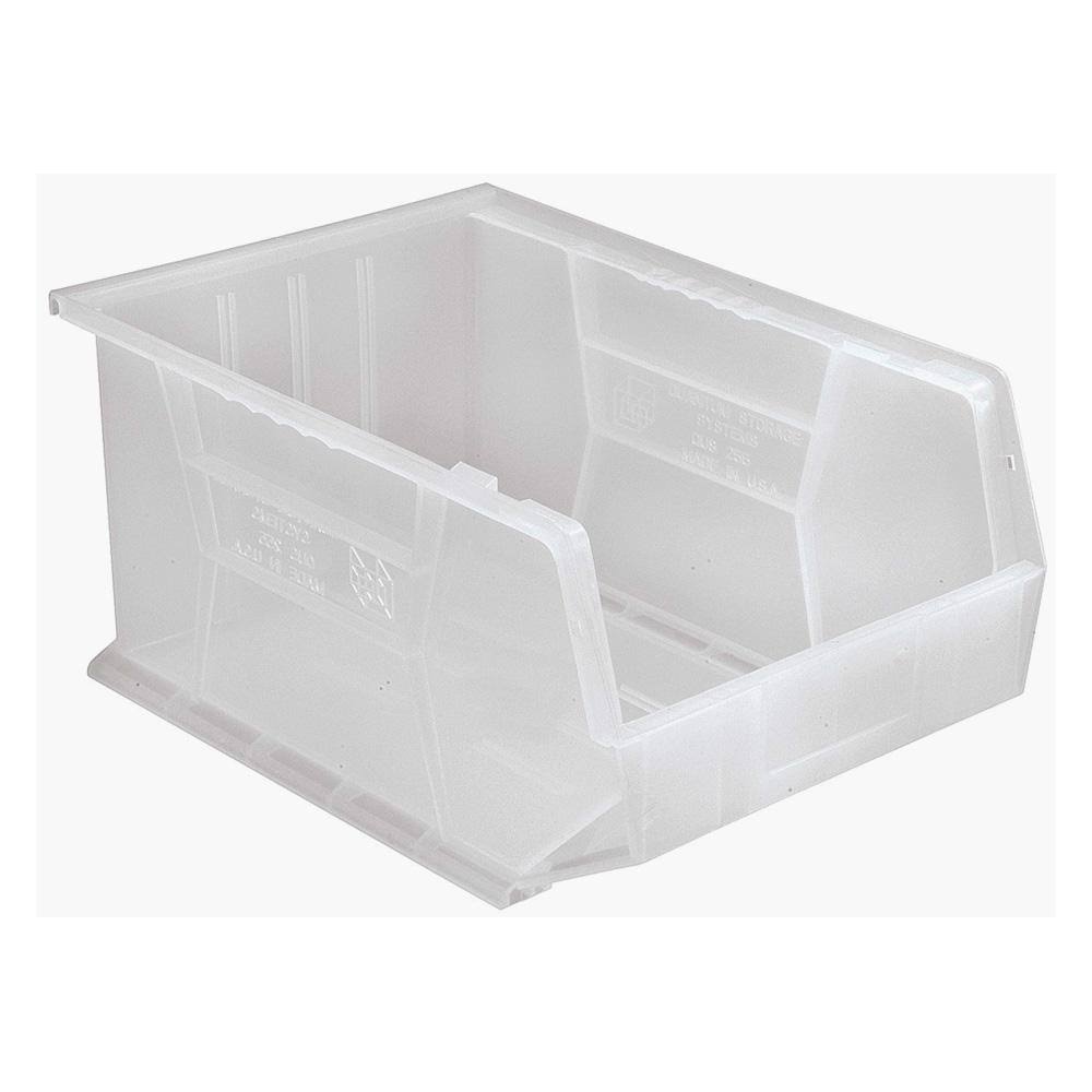 Plastic Storage Bin 16 inch x 11 inch x 8 inch Pack of 4 P41088