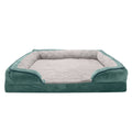Celadon Green Velvet Sofa Dog Bed H2393